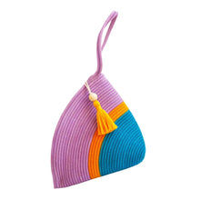 Handle Clutch - Teal & Berry Purple