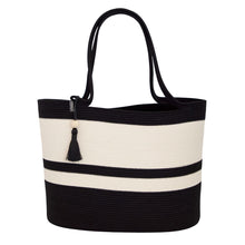Shopper Bag Black and Ivory