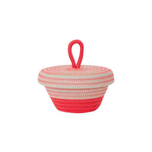 Petite Lidded Basket - Neon