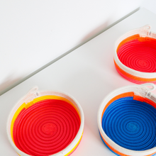 Table Basket - Flamingo Pink & Neon Orange