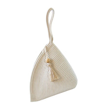 Handle Clutch Bag Ivory