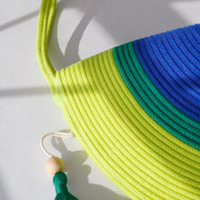 Handle Clutch - Royal Blue & Pistachio