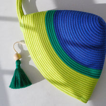Handle Clutch - Royal Blue & Pistachio