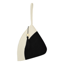 Handle Clutch Bag Black Block