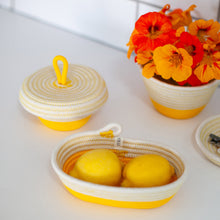 Petite Lidded Basket - Neon