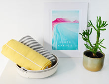 Table Basket - Stitched Striped