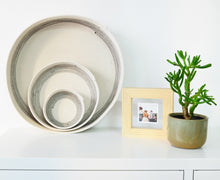 Table Basket - Stitched Striped