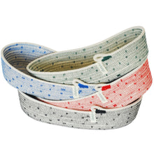 Oval Basket S - Stitched Polka Dot