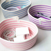 Oval Basket XS - Strawberry Pink Swirl
