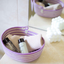 Oval Basket XS - Berry Purple Swirl