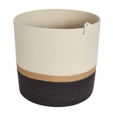 Cylinder Basket - Jute & Charcoal