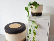 Ottoman - Jute & Charcoal