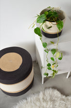 Ottoman - Jute & Charcoal