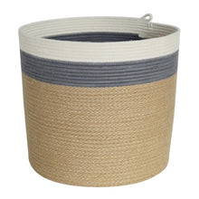 Cylinder Basket - Grey Jute Jungle