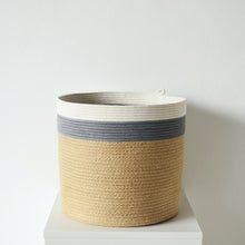 Cylinder Basket - Grey Jute Jungle