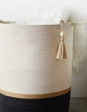 Floor Basket - Jute & Charcoal