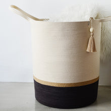 Floor Basket - Jute & Charcoal