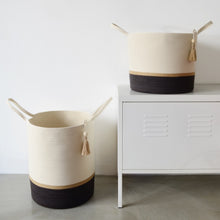 Floor Basket - Jute & Charcoal