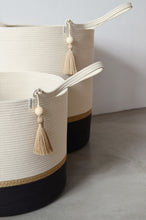 Floor Basket - Jute & Charcoal