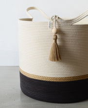 Floor Basket - Jute & Charcoal