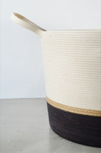 Floor Basket - Jute & Charcoal