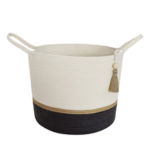 Floor Basket - Jute & Charcoal