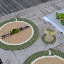 Placemats - Olive Jute Jungle