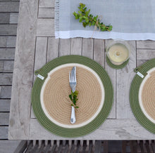 Placemats - Olive Jute Jungle
