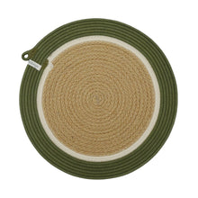 Placemats & Coasters (set of 4 each) - Olive Jute Jungle