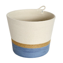 Planter Basket - Jute & Blue-Grey