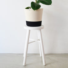 Planter Basket - Black Block