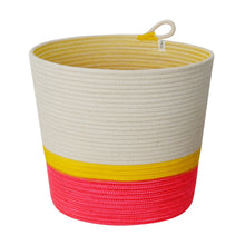 Planter Basket - Flamingo Pink & Yellow