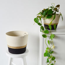 Planter Basket - Jute & Charcoal
