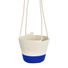 Hanging Planter - Royal Blue Block