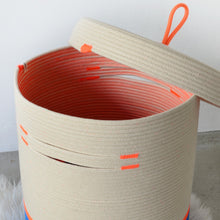 Lidded Cylinder Basket - Celebrate Spring & Summer