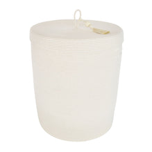 Lidded Laundry Basket - Ivory