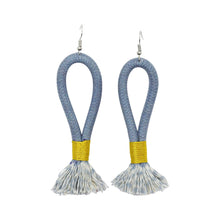 Earrings Blue-Grey