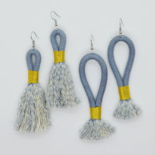 Earrings Blue-Grey
