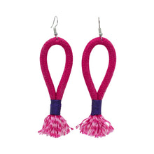 Earrings Fuchsia