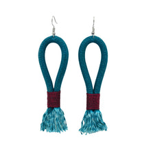 Earrings Teal
