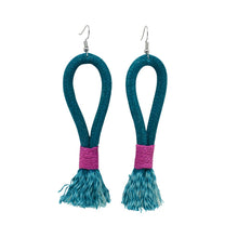 Earrings Teal
