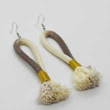 Earrings Ikat Grey