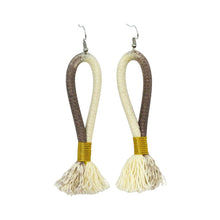 Earrings Ikat Grey
