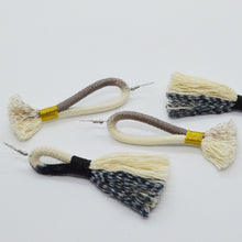 Earrings Ikat Black