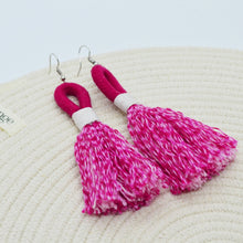 Earrings Fuchsia