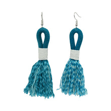 Earrings Teal