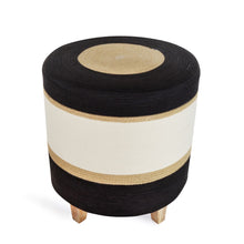 Ottoman - Jute & Charcoal