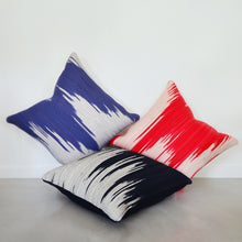 Scatter Cushion - Black Ikat