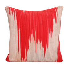 Scatter Cushion - Coral Ikat