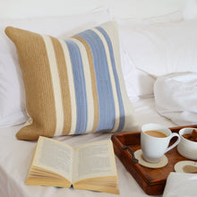 Scatter Cushion - Jute & Blue-Grey